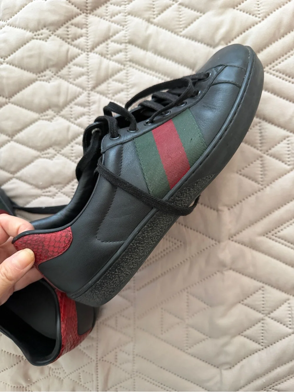 Gucci Men's Black Low-Top Sneakers